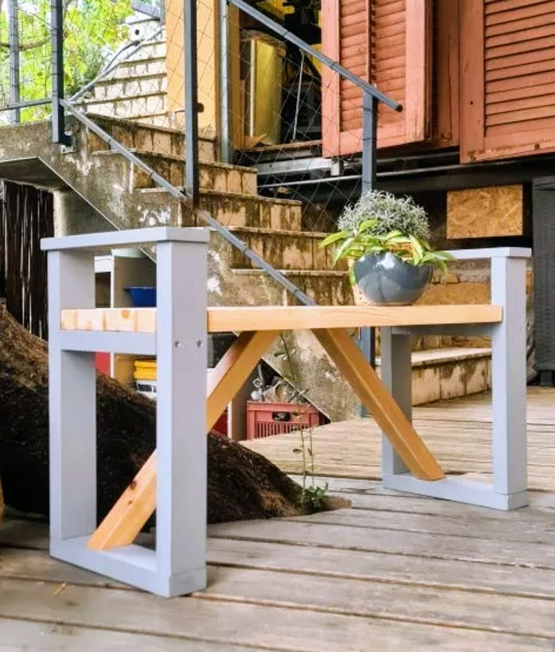 ספסל ישיבה מעוצב