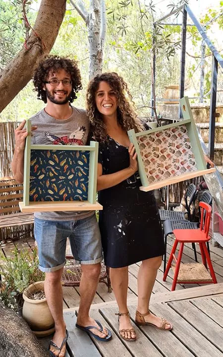 ריבועי שידה תלויים